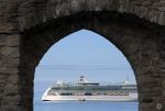 Cruise Ship Through A Portal